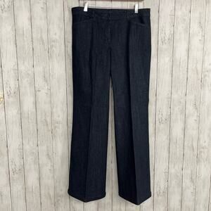 Talbots Heritage Slim Flare Dark Wash High Rise Tall Jeans 12